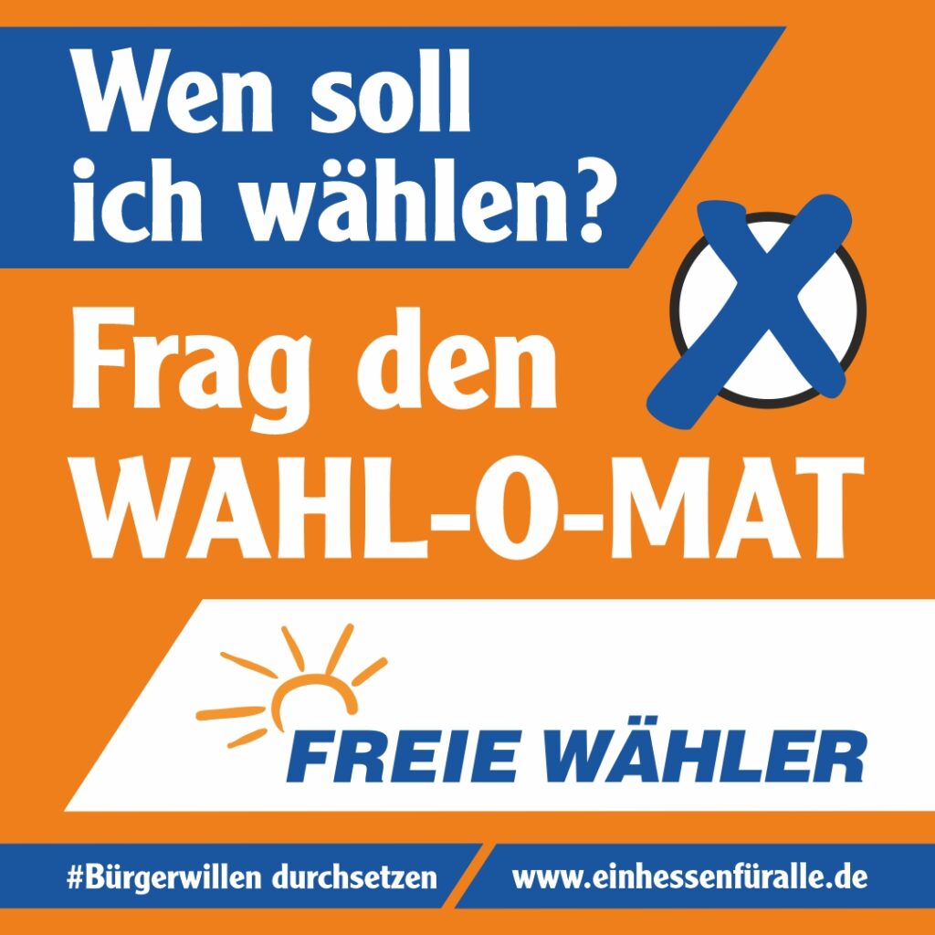 Wahlomat nun Online FREIE WÄHLER Frankfurt